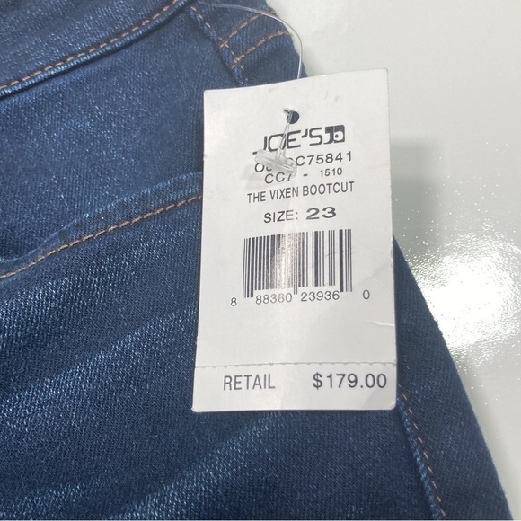 Joes Jeans Vixen Bootcut Cecily Pants skinny Blue NWT Size 23 - Picture 13 of 13